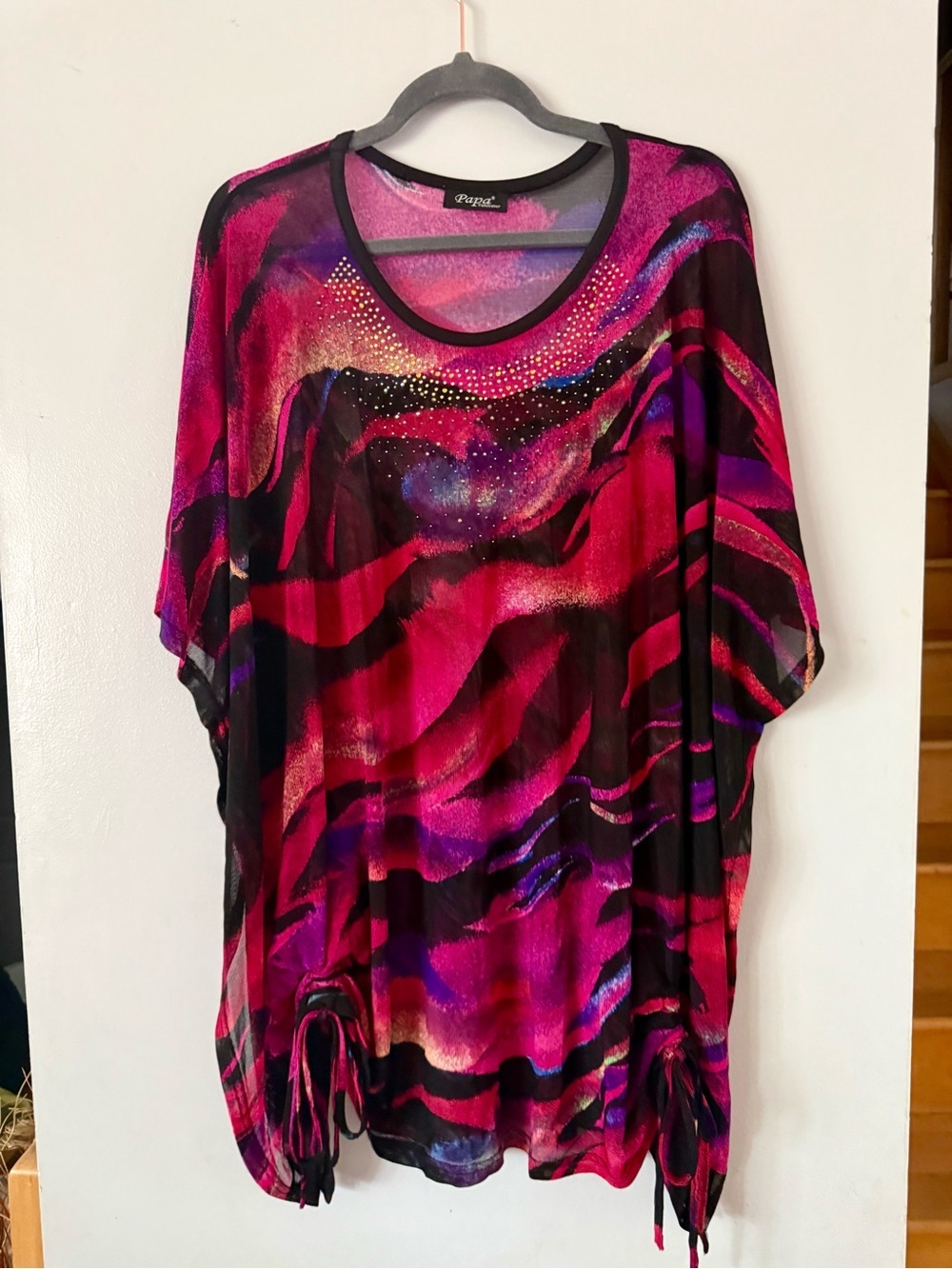 🇨🇦Artsy & Versatile Chiffon Tunic from Papa Fashions Vancouver - Picture 1 of 5